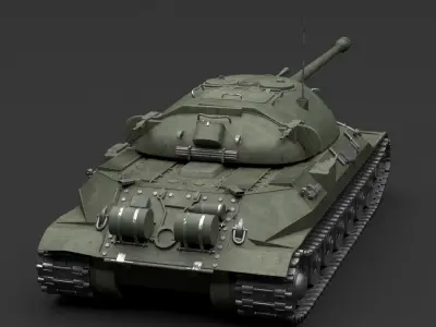 Tank IS-7 3D model