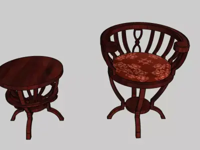Traditional Chair 3D model