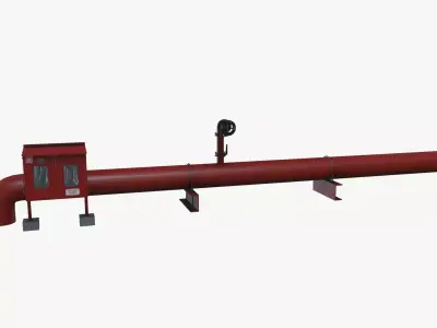 Fire Fighting Pipeline 3D model