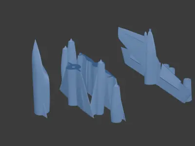B-58 Hustler 3D print model