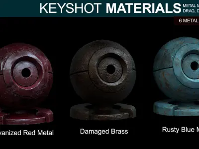 Metal Materials for Keyshot Part 4 Texture