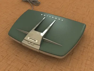 Vintage laptop computer nomad 250GT 1960 - c4d fbx 3ds 3D model