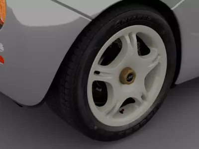 McLaren F1 1998 High Detail Game Ready Cinematic Low-poly 3D model