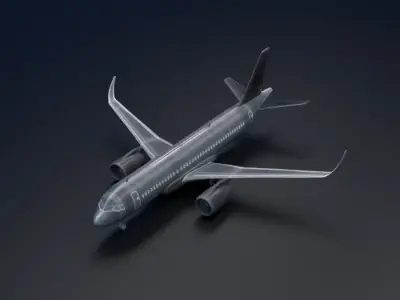 Airbus A320 NEO 3D model buy