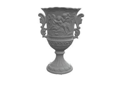 Decorated vase - trophy 3D print model