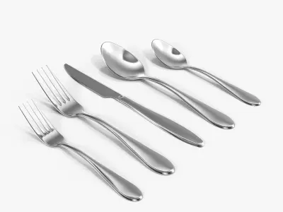Silverware Set 3D model