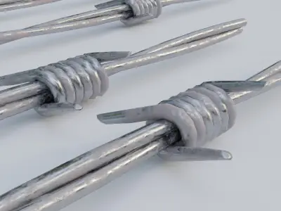 Barbed Wire 3D model purchase