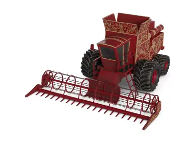 Combine Harvester 3D model