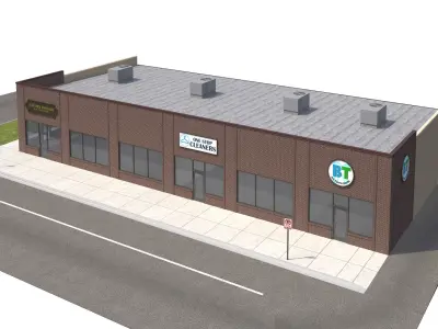 Retail-062 Retail Store 3D model
