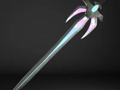 si fi sword 02 3D model