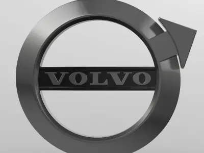 volvo logo 3D model
