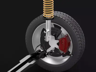 Rear FWD Suspension 3D model