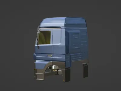 2009 Mercedes Benz Actros MP3 Truck 3D print model