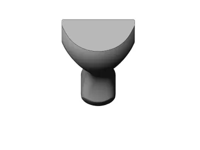 Antique Queen Anne Leg and Feet 3D print model