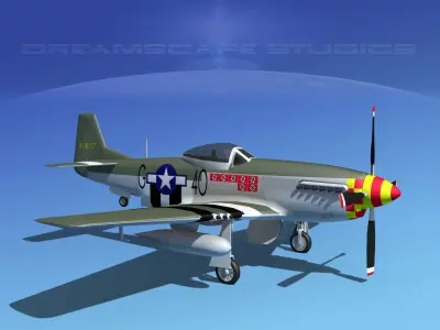 P-51D Mustang Sebastian Jr 3D model