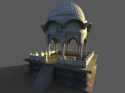 Ancient temple Free 3D model