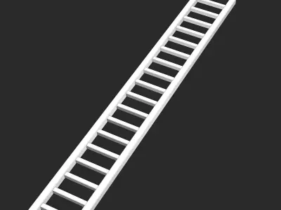 Wooden Ladder 3D model purchase