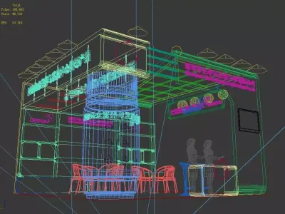 Exhibition - Area -6X6-3DMAX2011-08 3D model