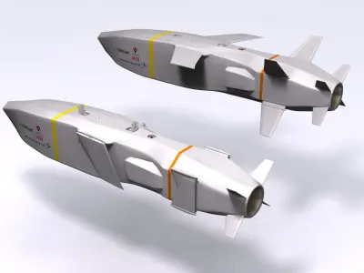 SOM-J Missile 3D model