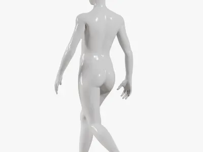  Female mannequin pose 3 PBR 