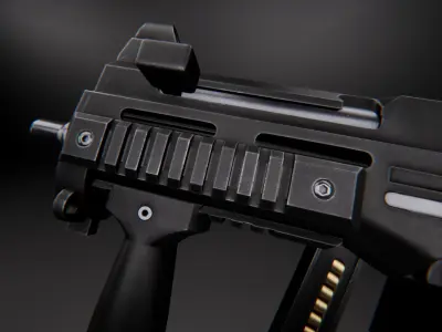 AAA UMP 45 Game Ready PBR Low-poly 3D model