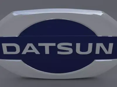 datsun logo 3D model