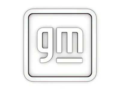 gm logo 3D model by Sergey