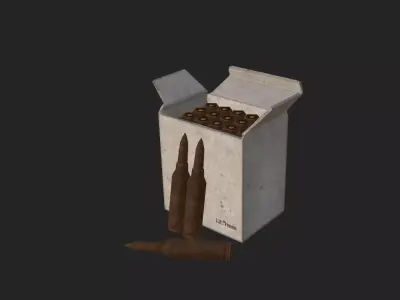 Bullet Model 003 Low-poly 3D model