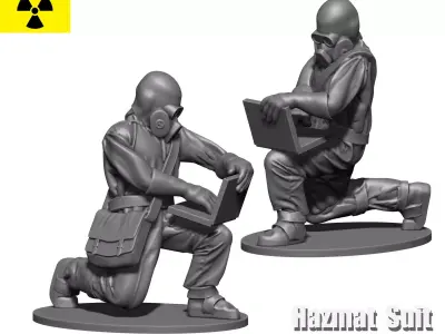 Hazmat suit 9 3D print model