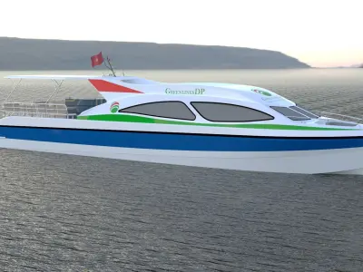 Ferry Boat 3D model by tinhphamtvd1