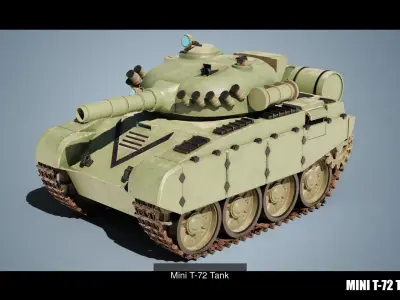 Mini Tanks  3D Model Pack