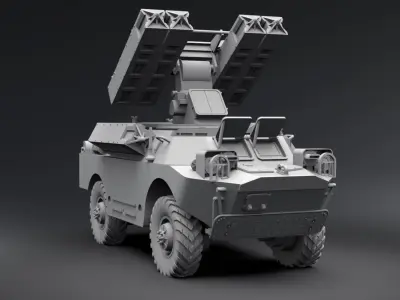 Strela 1 Scale model 3D print model