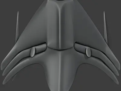 Alien Spaceship Low-poly 3D model buy