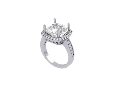 Cushion Ring 3D print model 8
