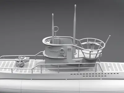Uboat Scale model 3D print model