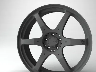Rays TH3 VR Forged automotive -RIM ONLY- 3D model