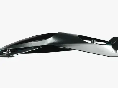The Aston Martin Volante Vision Concept 3D model