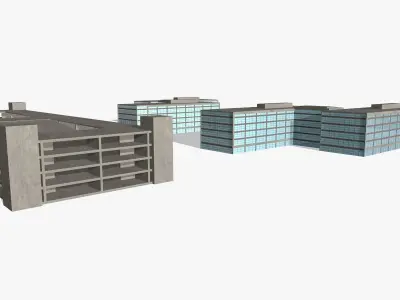 Office Complex 3D model