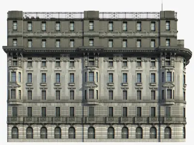 Old Shanghai Architecture Collection 3D model