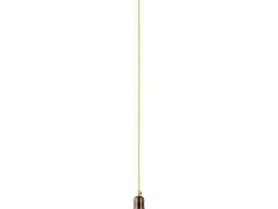 Small brass pendant light SKU 3292 Free 3D model