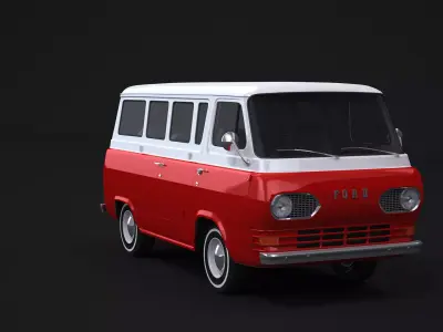 Econoline E-100 Bus 3D model