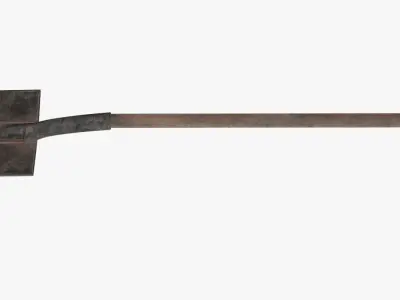 shovel 3D model 4