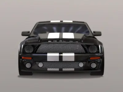 2007 Ford Mustang Shelby GT500 KR Free 3D model