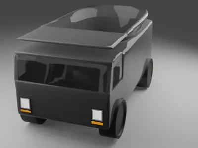 Basic Truck Model  - Games ready Free low-poly 3D model