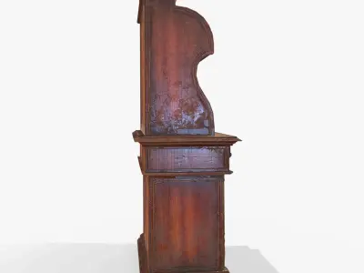 Antiquare Commode Low-poly 3D model