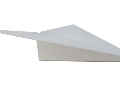 The Paper Plane 3D model