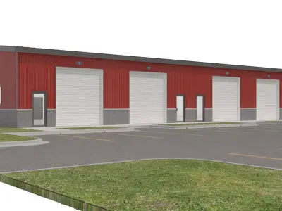 Commercial-007 Warehouse 3D model