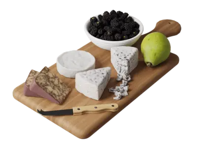  Cheese, Pear and Berry Food Platter Model  purchase