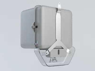 electric meter 3D model