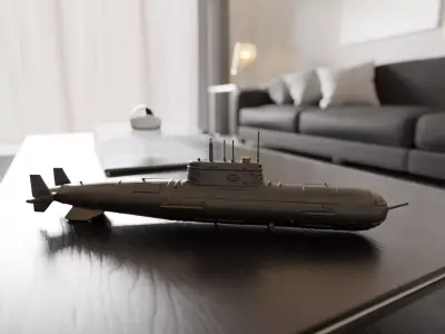 submarine 3D print model order